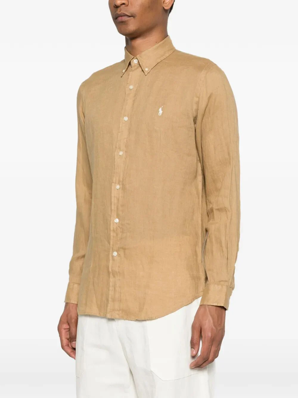 CUSTOM FIT LINEN SHIRT - Image 4