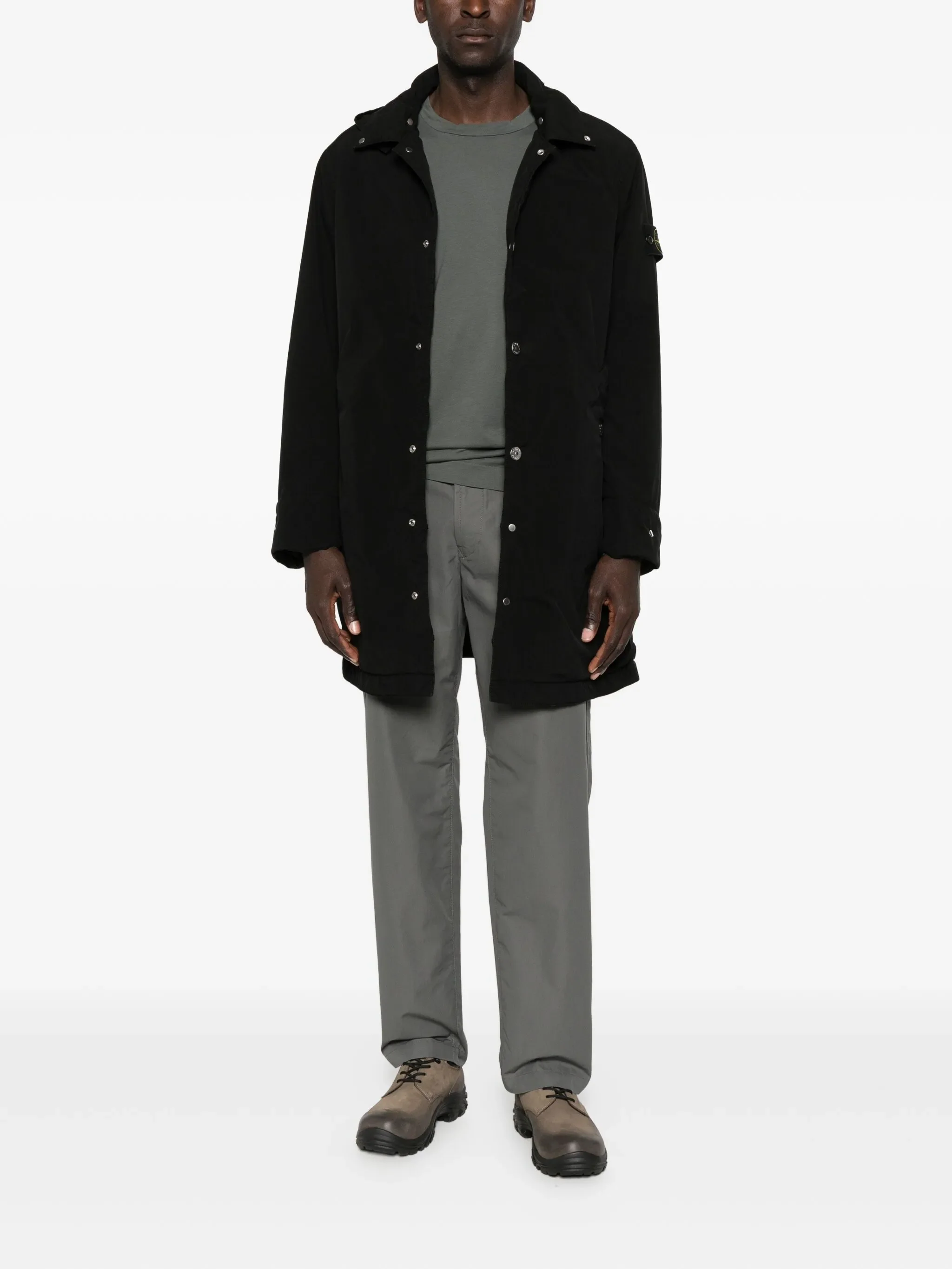 DARK GREY COTTON PANTS - Image 5