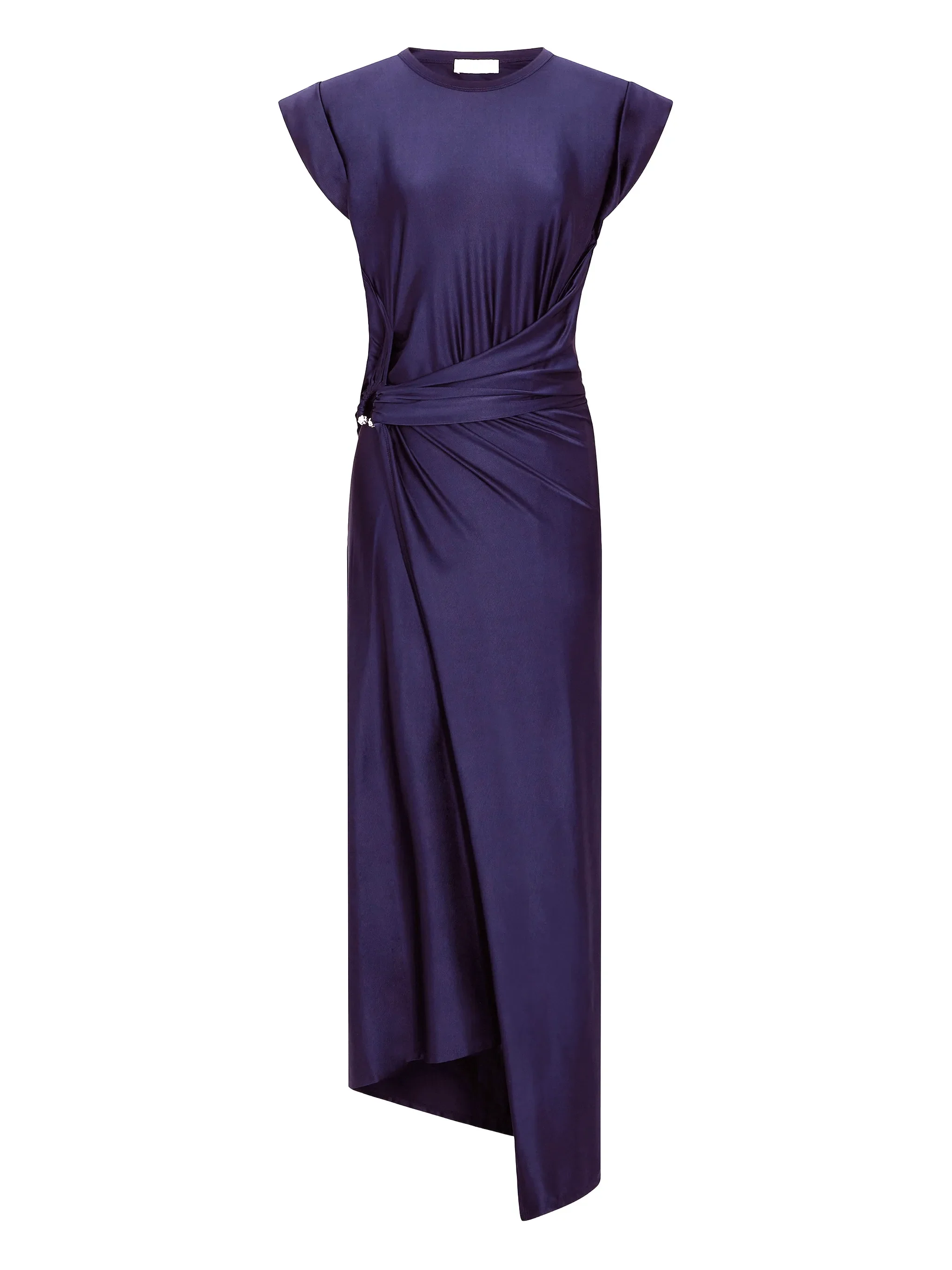 DEEP NAVY VISCOSE ELASTANE DRESS