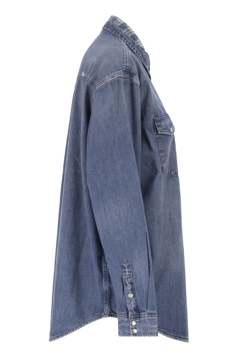 DENIM WESTERN SHIRT - Image 3
