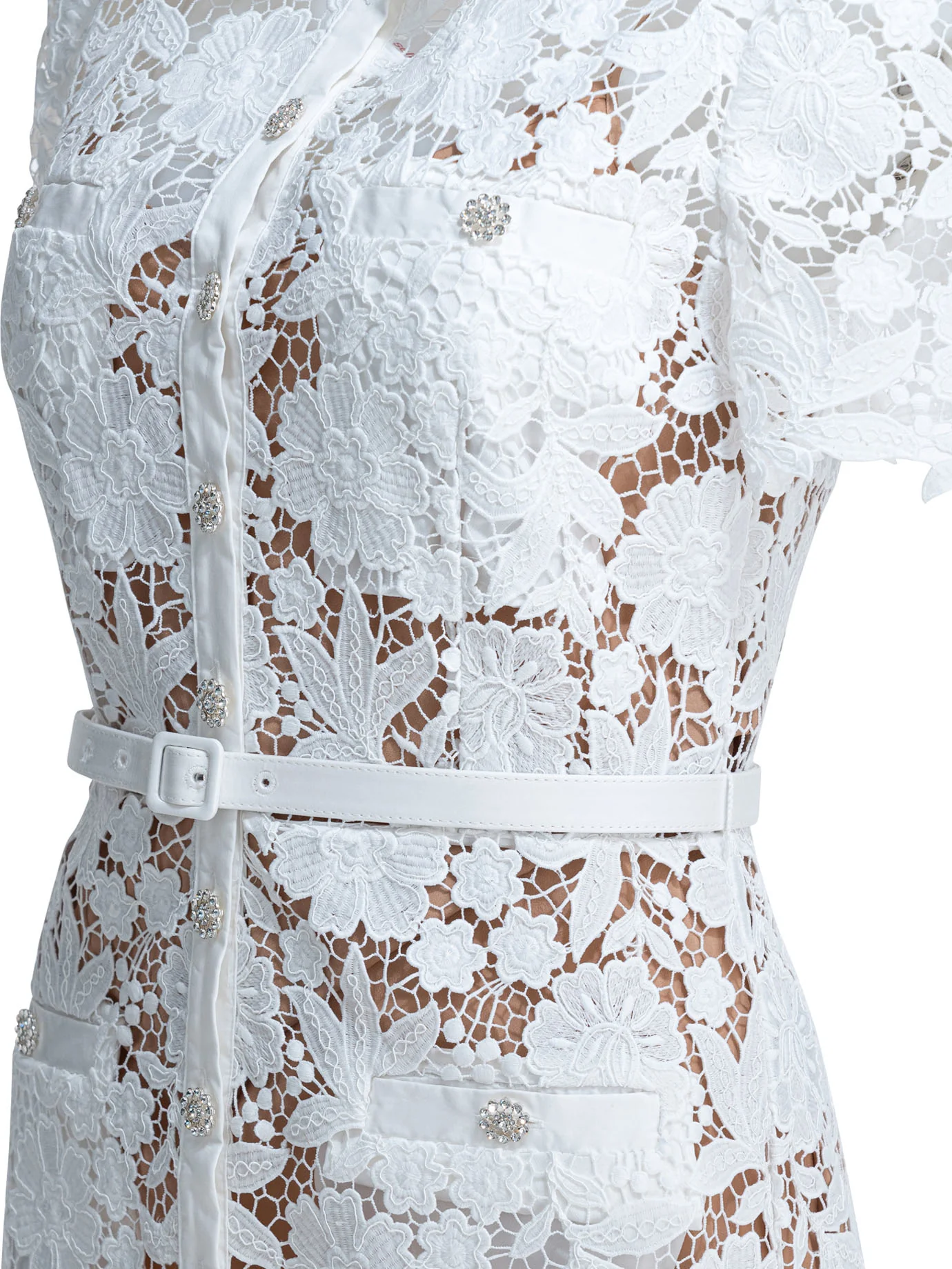EMBROIDERED MIDI DRESS - Image 4