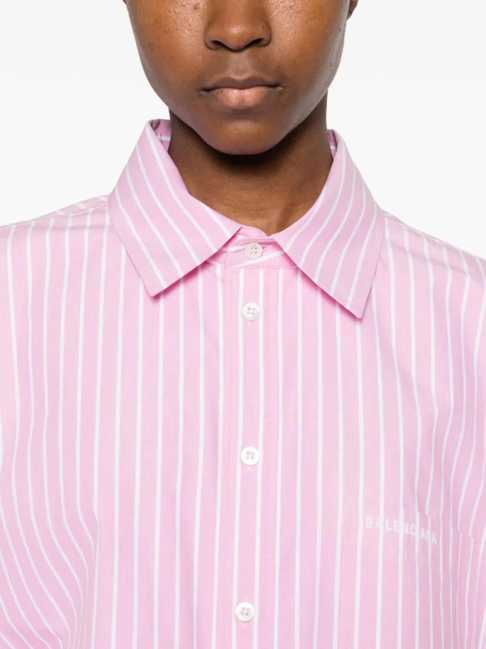 EMBROIDERED POPLIN OVERSIZE SHIRT - Image 5