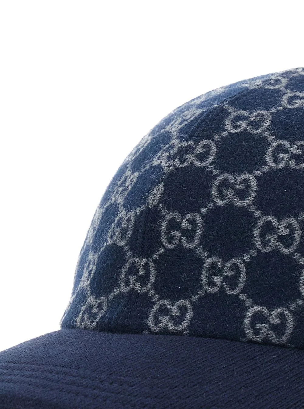 EMBROIDERED WOOL BASEBALL CAP - Image 3