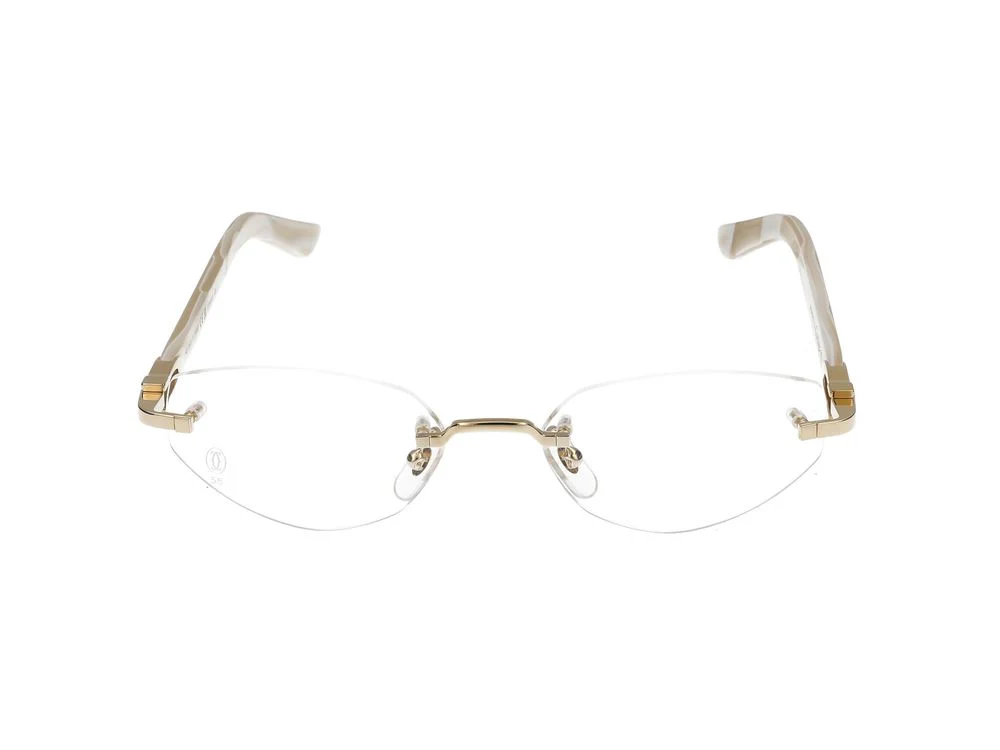 EYEGLASSES  CT0609O 003 GOLD IVORY TRANSPAREN 55/18/145