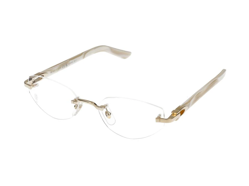 EYEGLASSES  CT0609O 003 GOLD IVORY TRANSPAREN 55/18/145 - Image 2