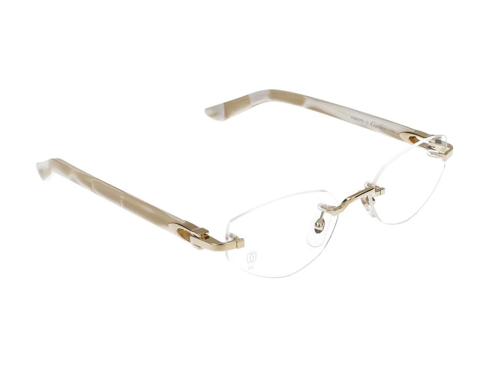 EYEGLASSES  CT0609O 003 GOLD IVORY TRANSPAREN 55/18/145 - Image 4