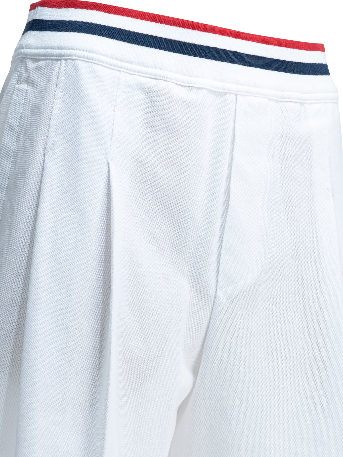 FORMAL WHITE COTTON SHORTS - Image 3