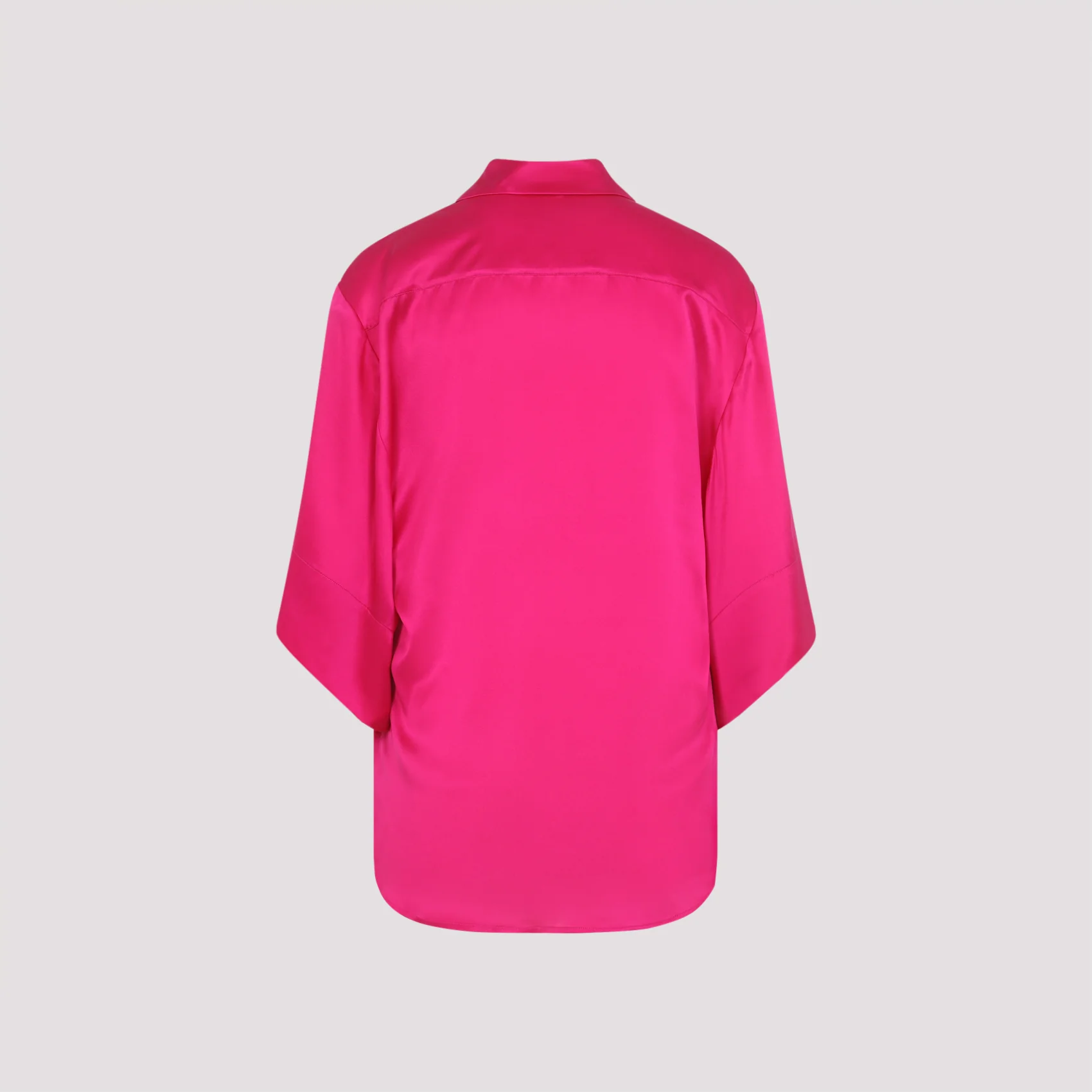 FUCHSIA CLEA SILK SHIRT - Image 3