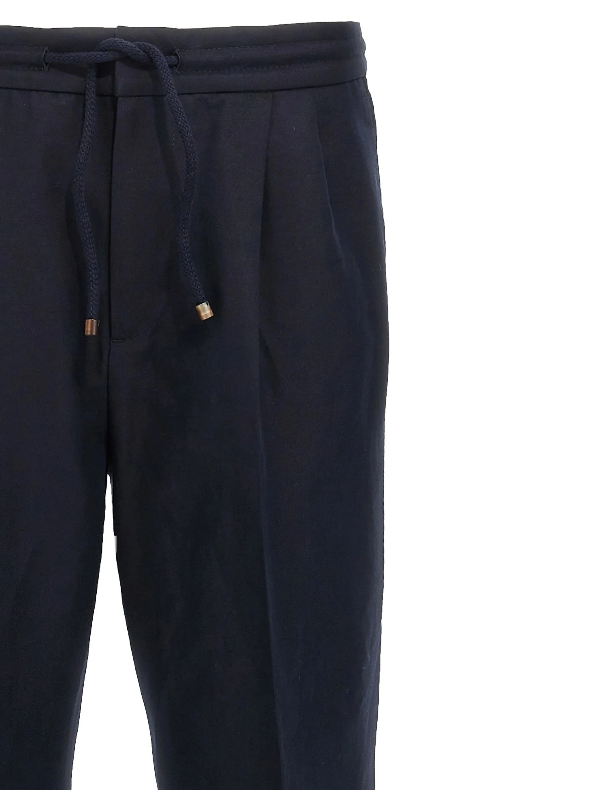 GABARDINE DRAWSTRING TROUSERS - Image 3