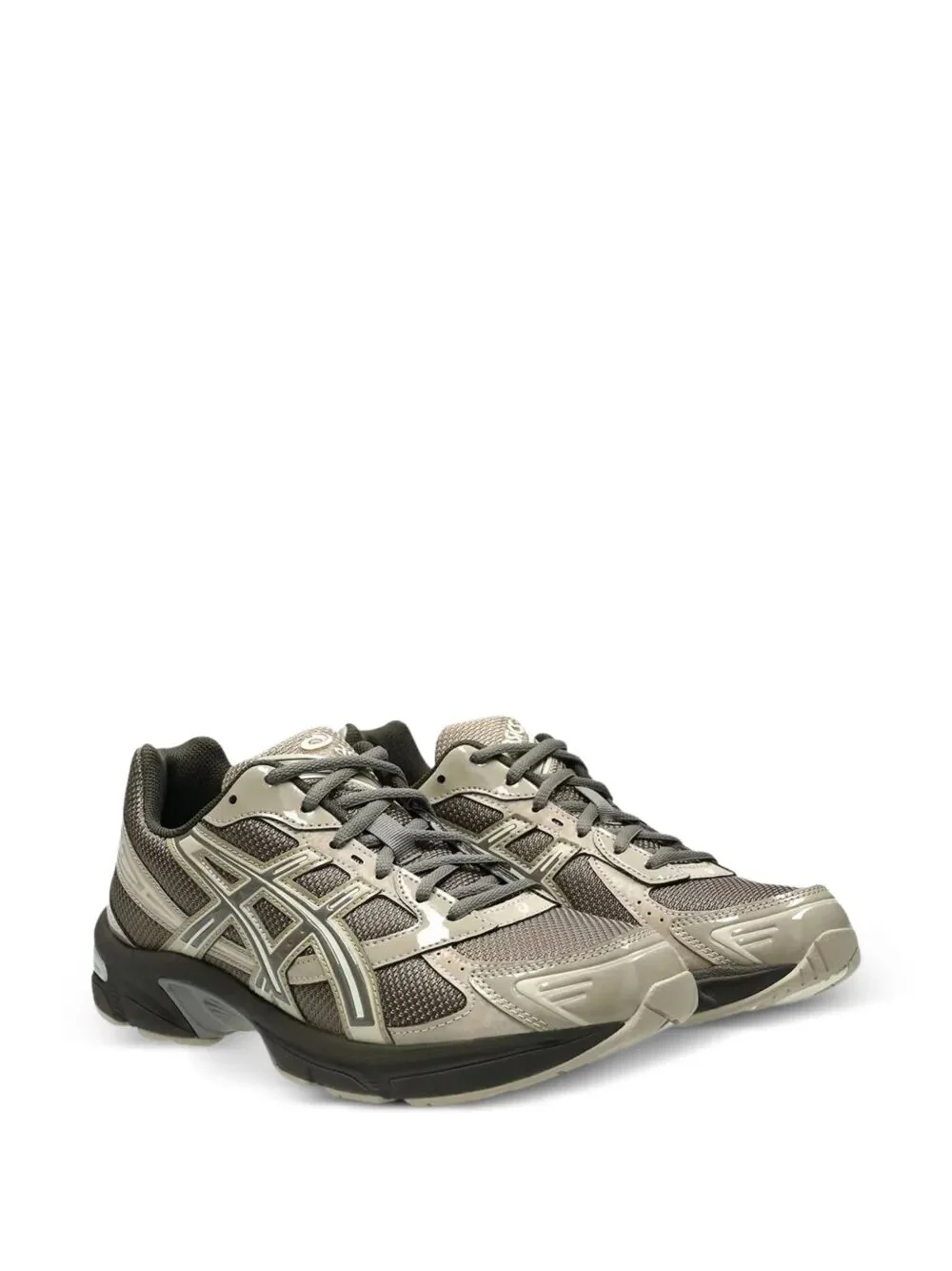 GEL-1130 SHINY MESH AND PATENT SYNTHETIC LEATHER SNEAKERS - Image 2
