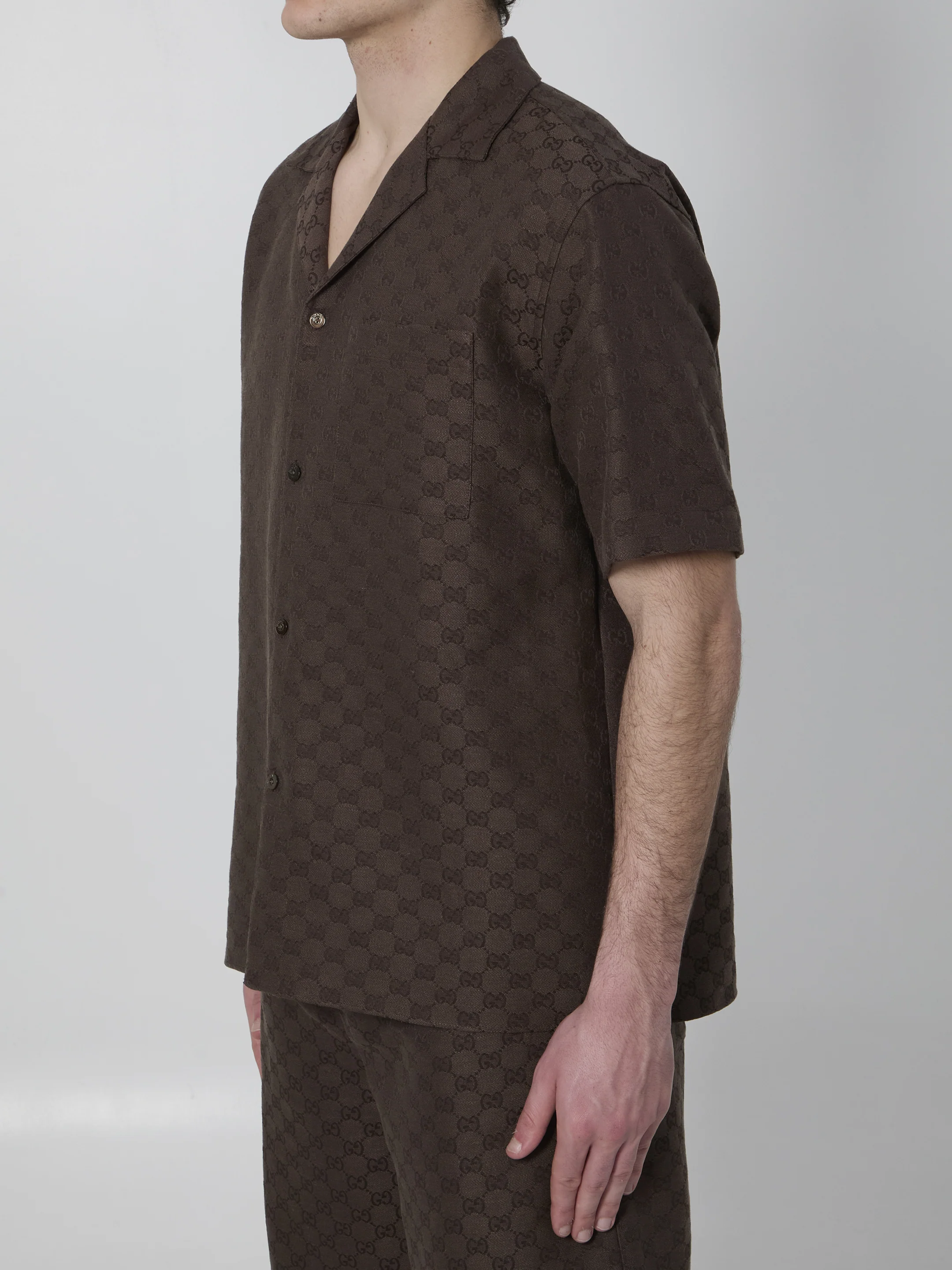 GG fabric bowling shirt - Image 2