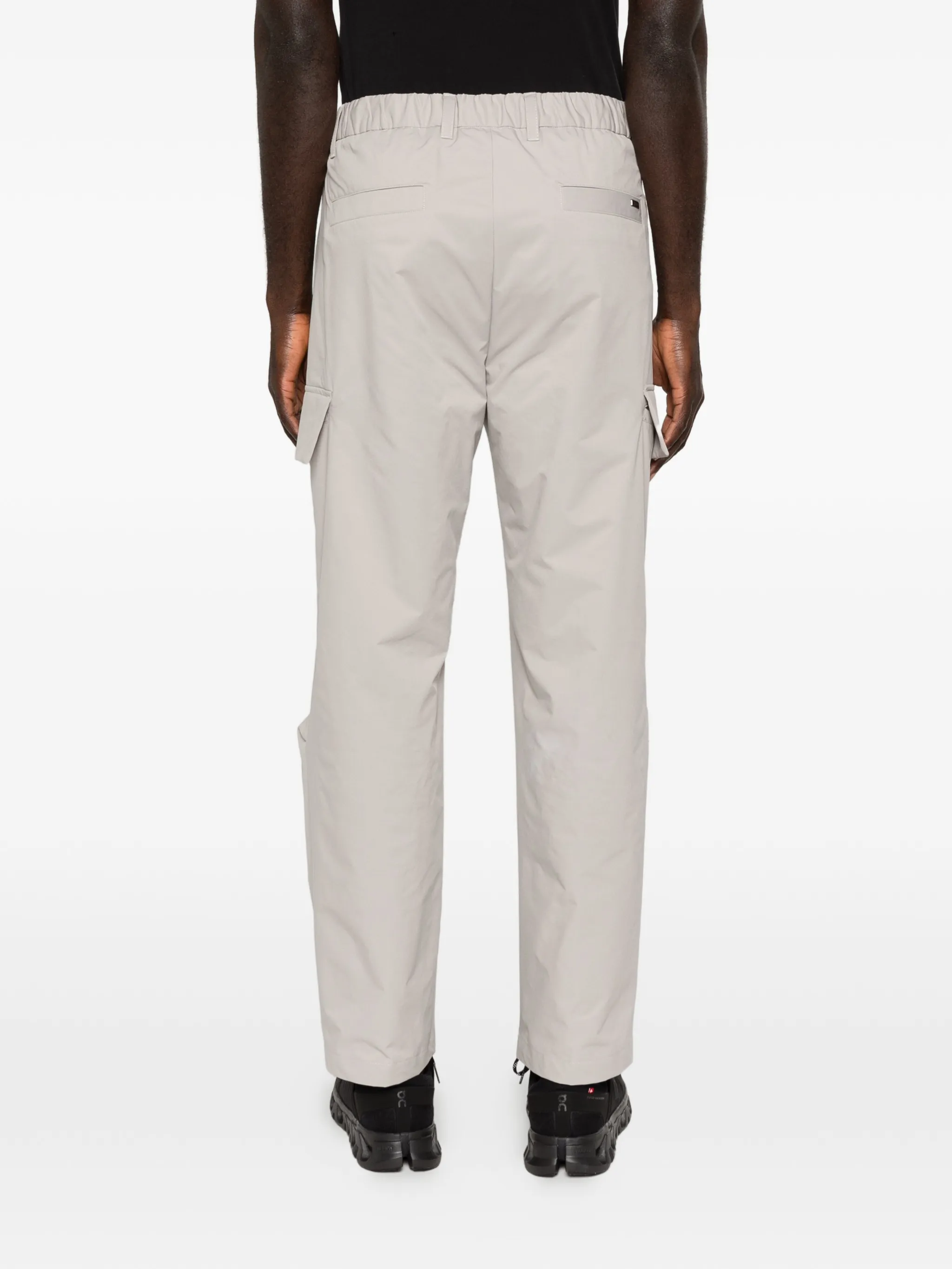 GRAY POLYESTER MAN PANTS - Image 2