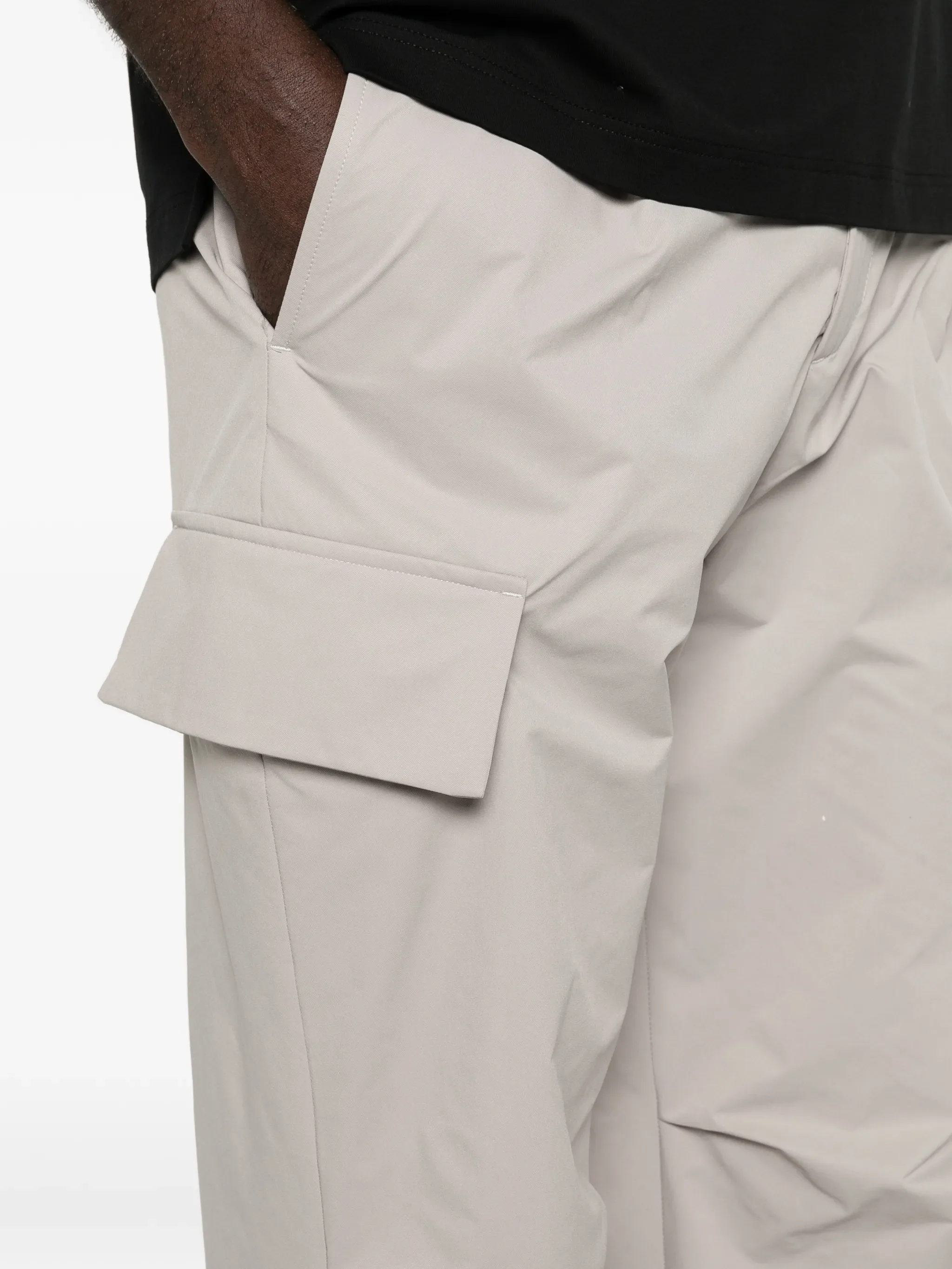 GRAY POLYESTER MAN PANTS - Image 5