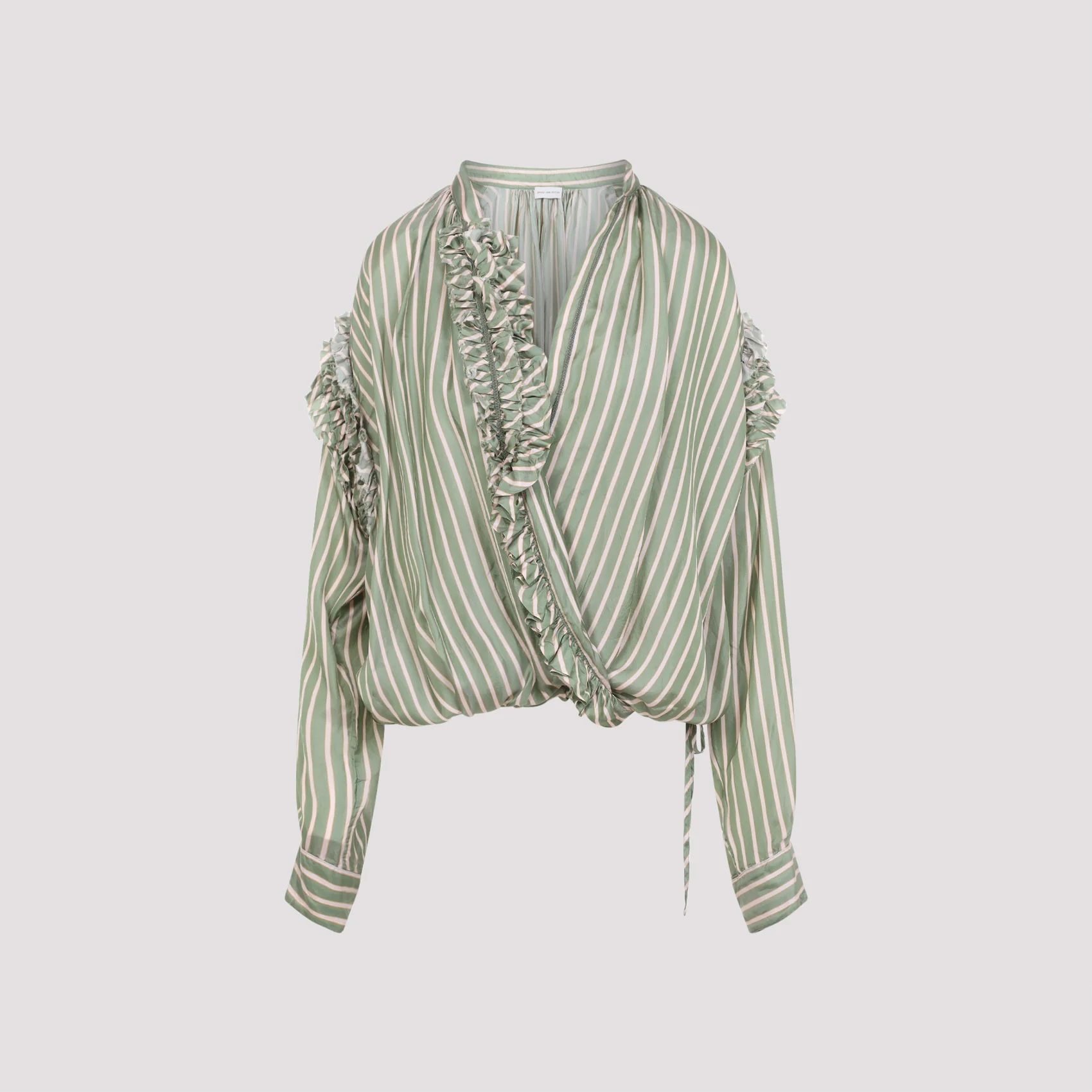 GREEN CENVER BIS CUPRO SHIRT - Image 2