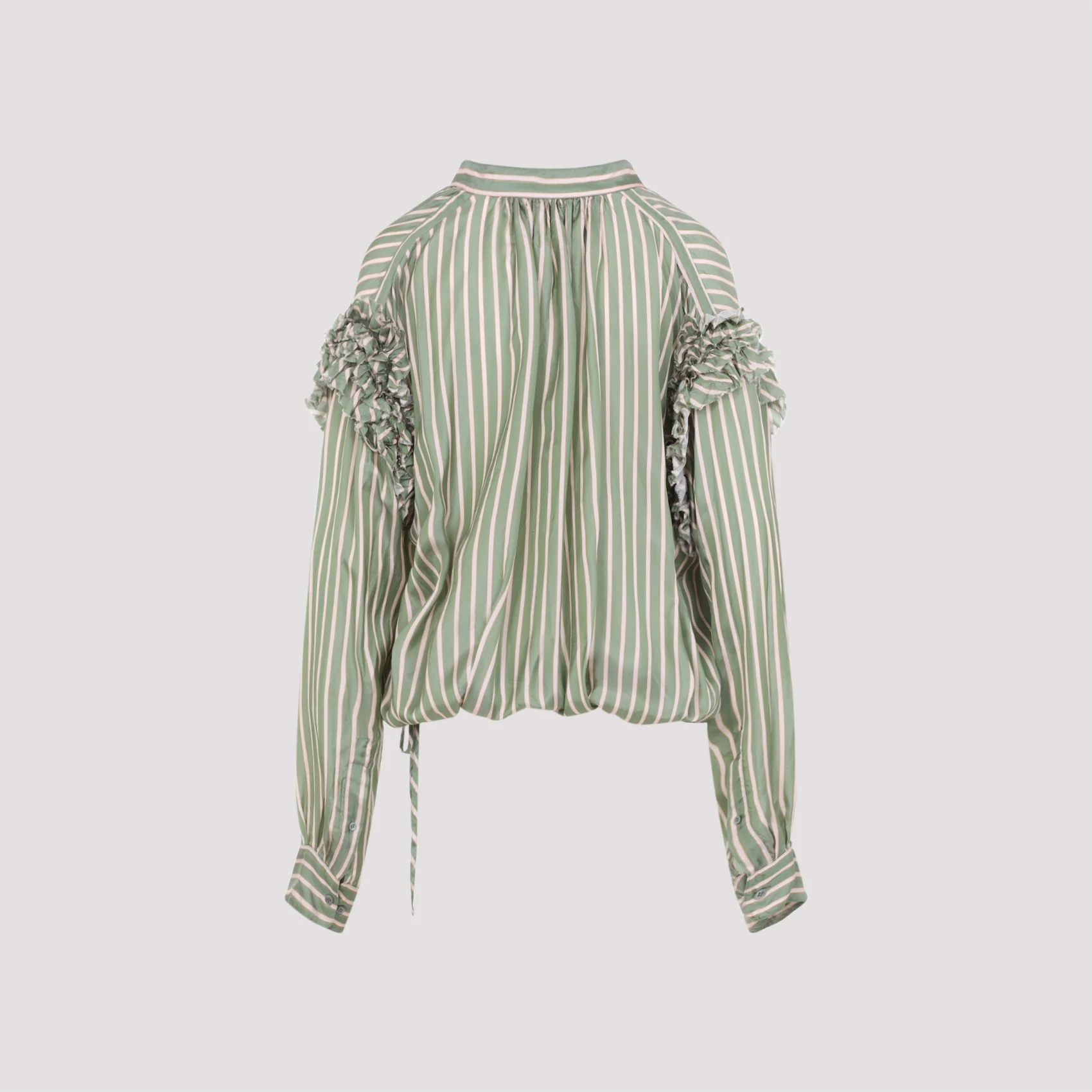 GREEN CENVER BIS CUPRO SHIRT - Image 3