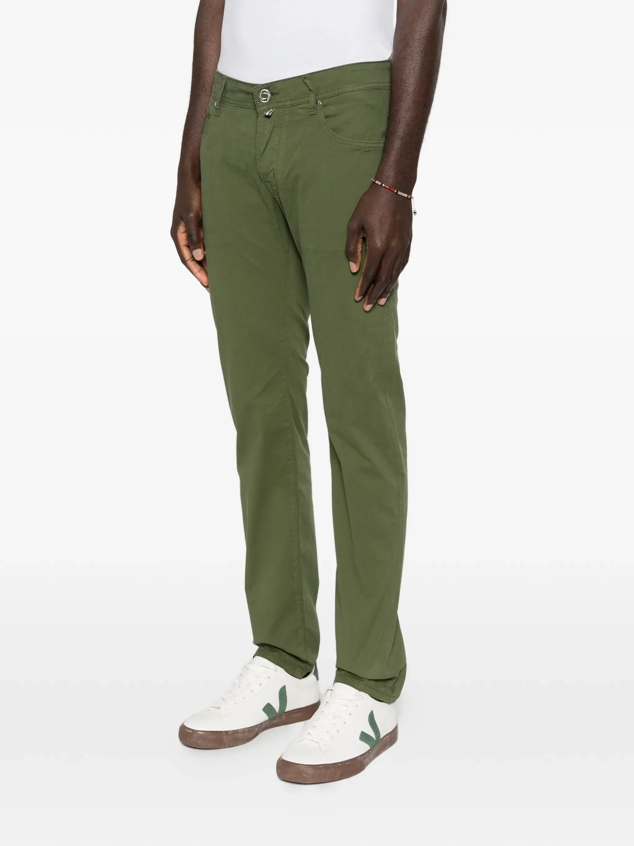 GREEN COTTON SLIM FIT NICK - Image 5