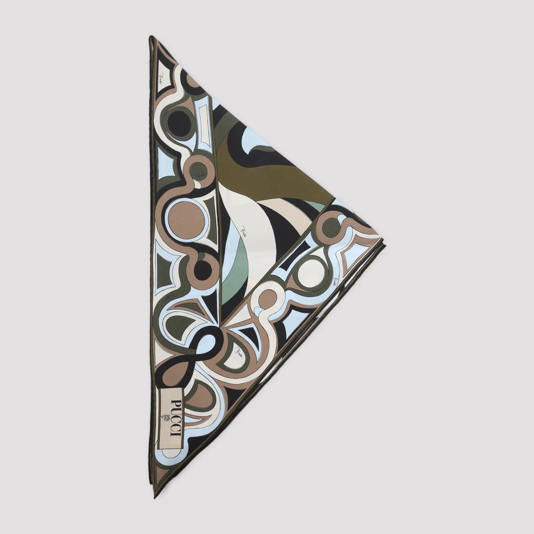 GREEN SILK SCARF - Image 2