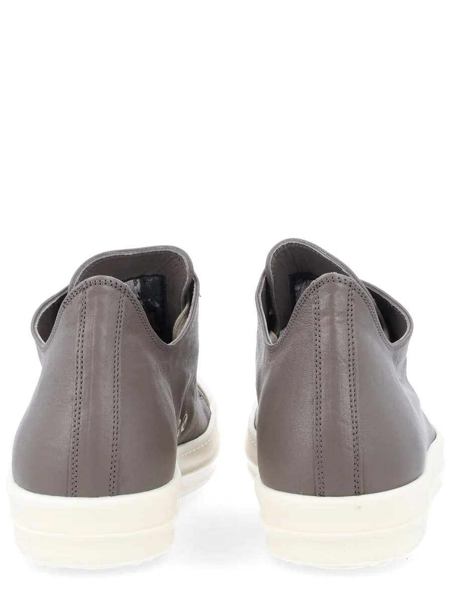 GREY LEATHER SNEAKERS - Image 3