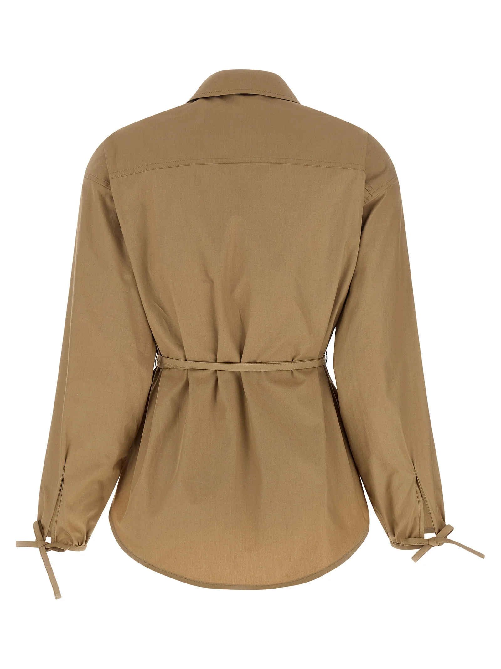 Grosgrain logo patch overshirt - Image 2
