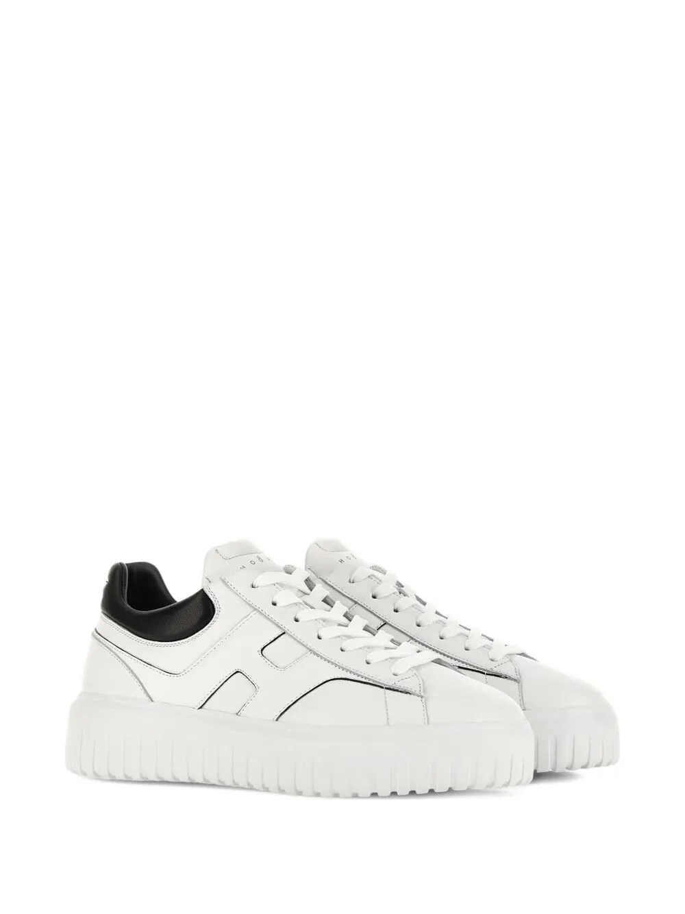 HOGAN H-STRIPES LEATHER SNEAKERS - Image 3