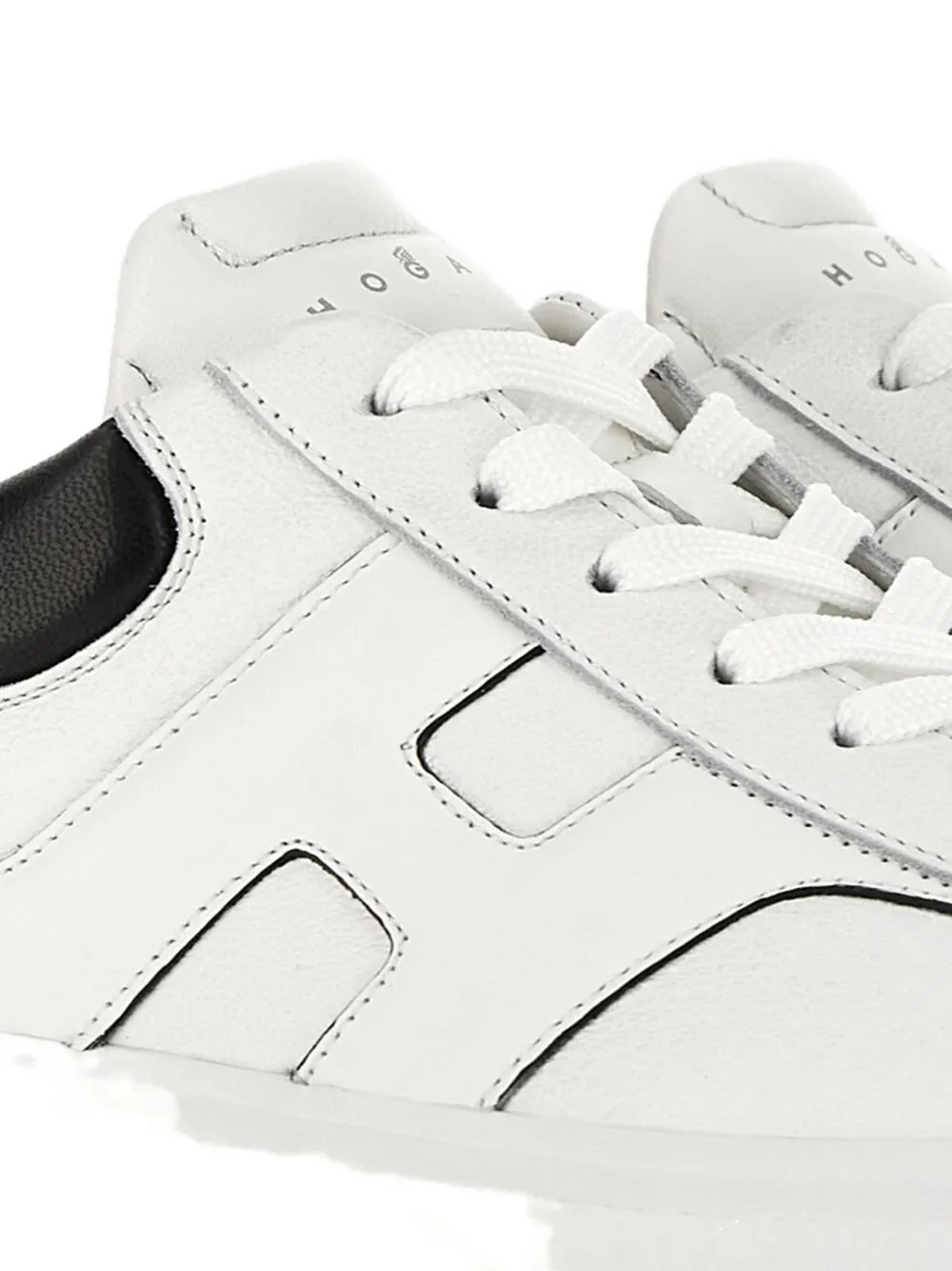 HOGAN H-STRIPES LEATHER SNEAKERS - Image 5