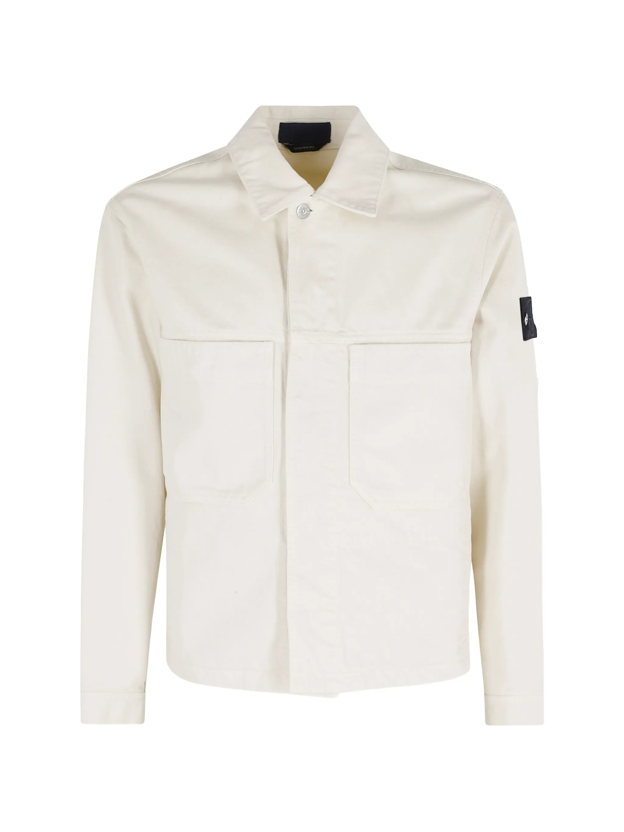 IVORY COTTON BIKER JACKET