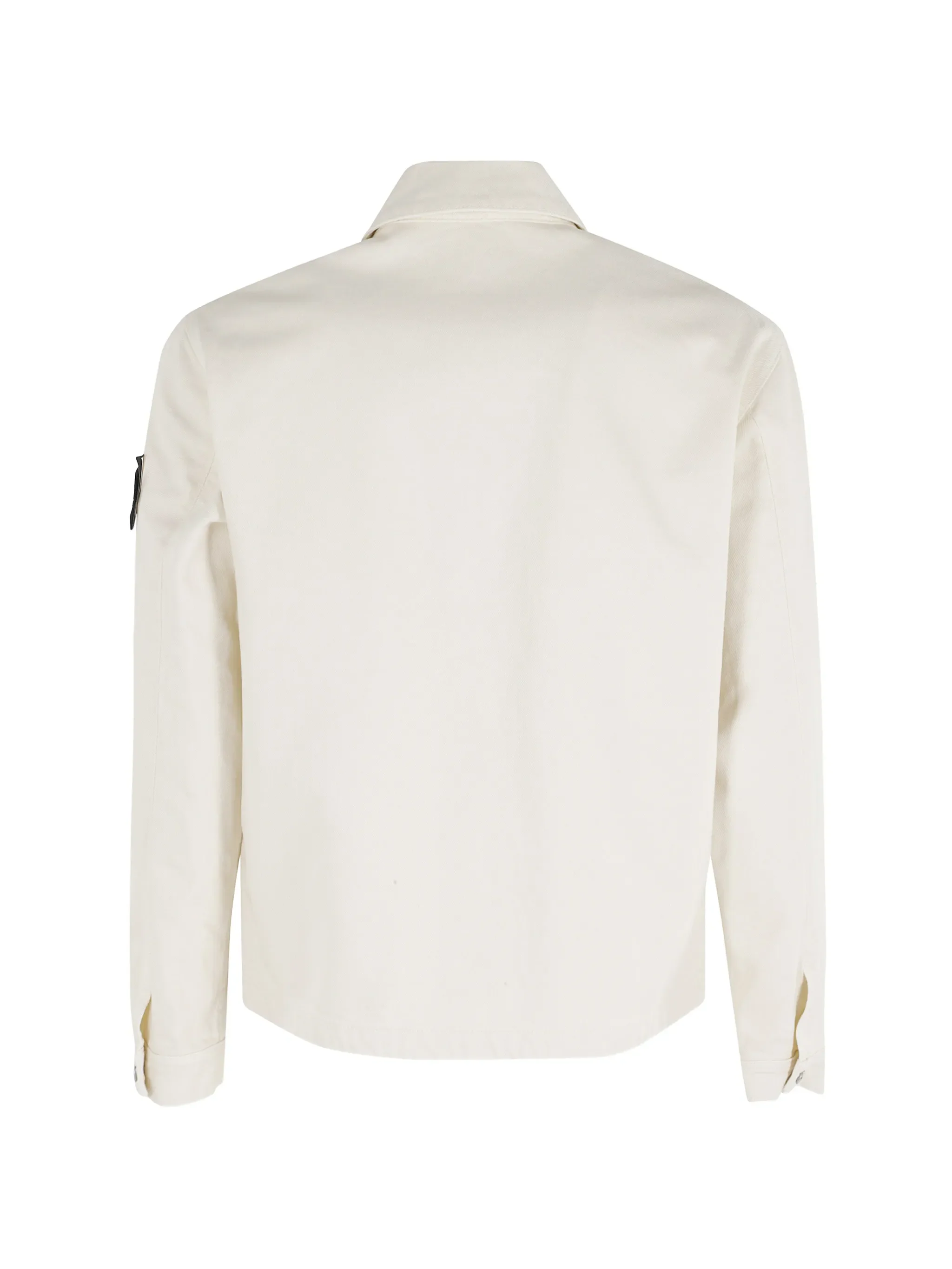 IVORY COTTON BIKER JACKET - Image 2