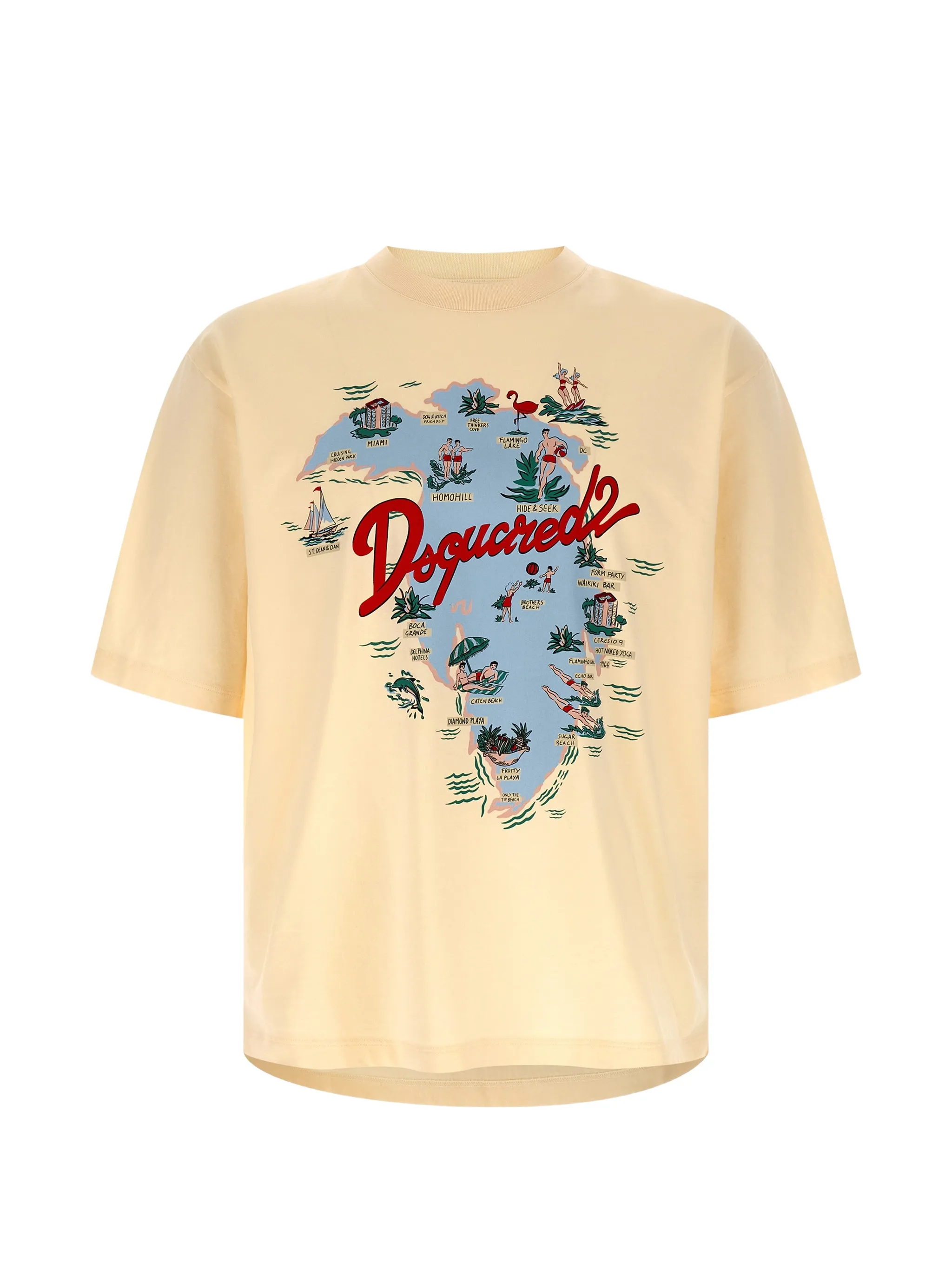 IVORY COTTON T-SHIRT - Image 3