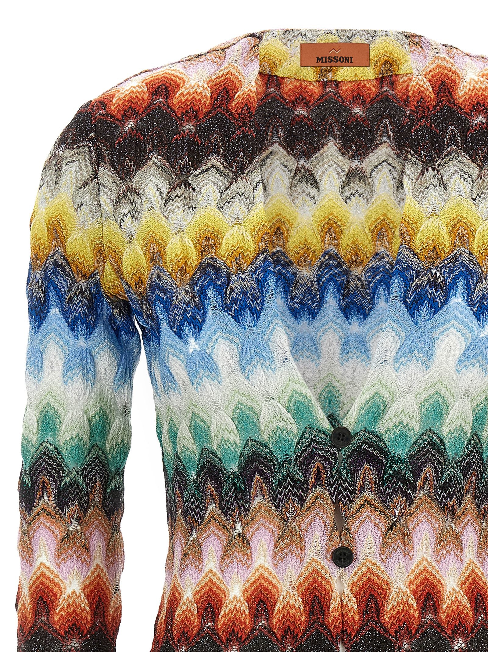 Lamé lace cardigan - Image 3
