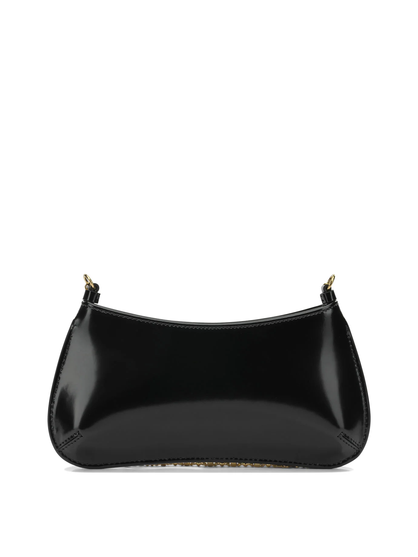 LE PETIT BISOU CHAINE SMALL BLACK CALF LEATHER SHOULDER BAG - Image 3