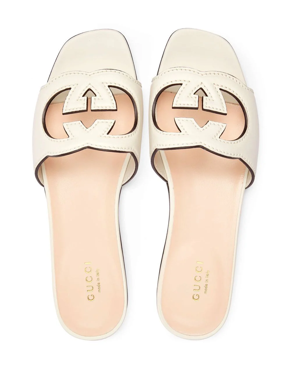 LEATHER FLAT SANDALS - Image 3