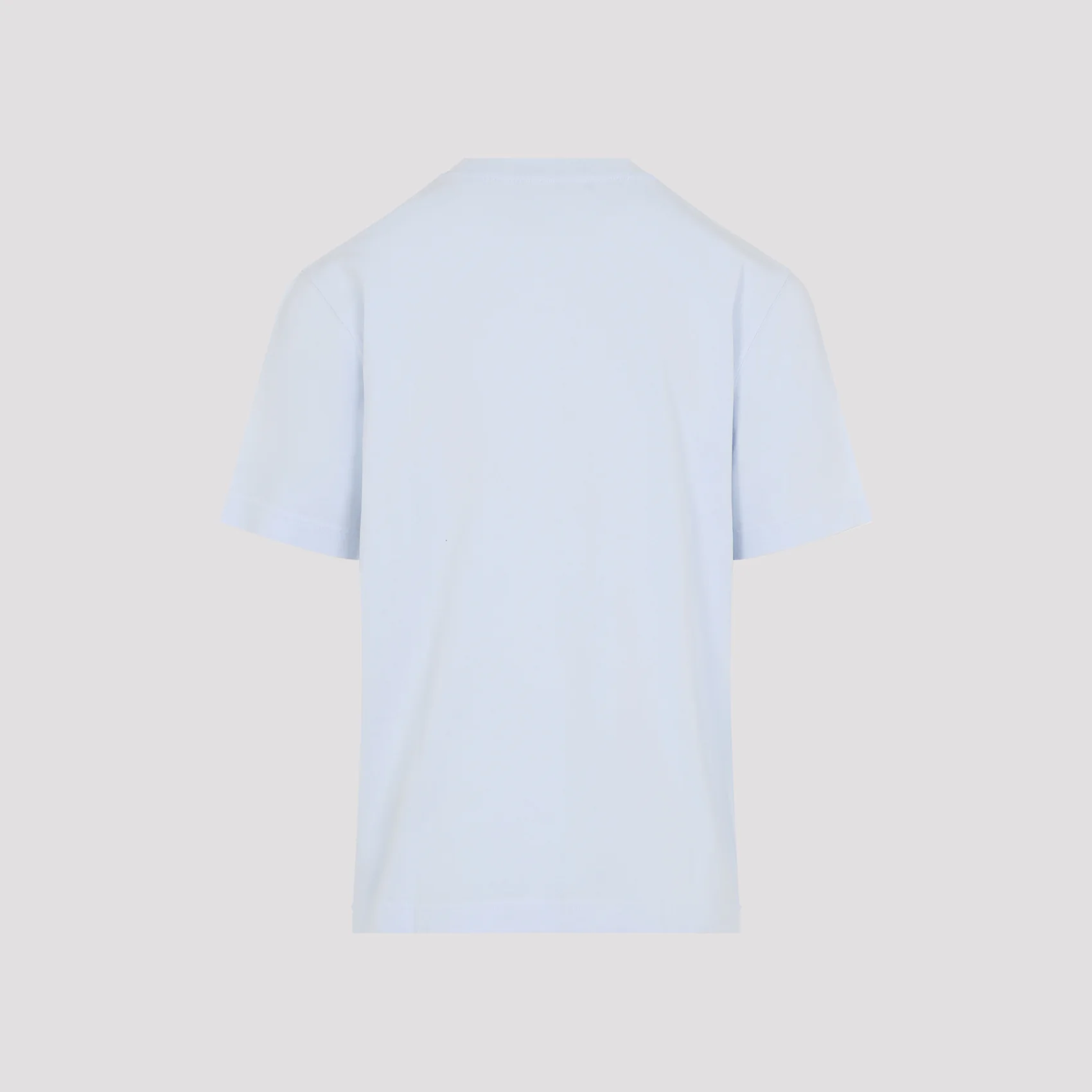LIGHT BLUE COTTON LE T-SHIRT GROSGRAIN T-SHIRT - Image 3