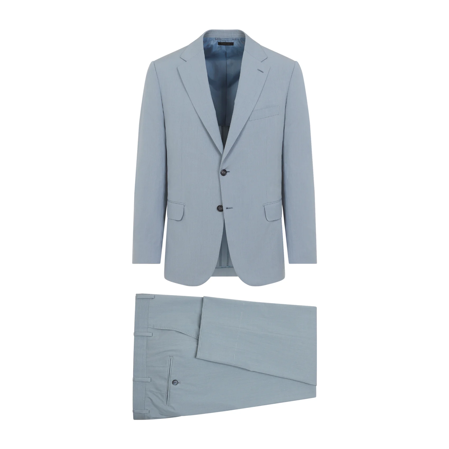 LIGHT BLUE TREVI COTTON SUIT - Image 2