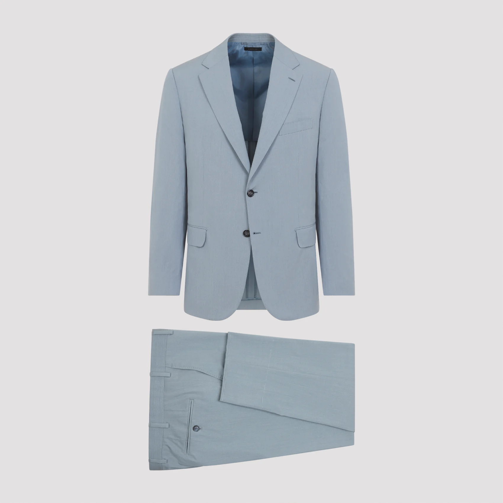 LIGHT BLUE TREVI COTTON SUIT - Image 3