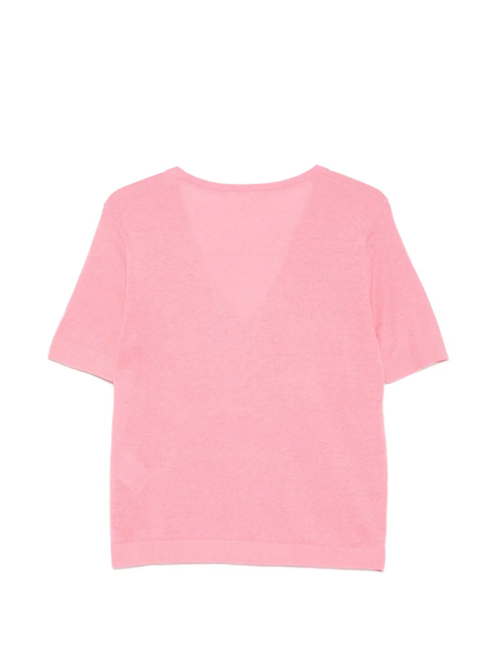 LINEN AND COTTON V-NECKED SWEATER - Image 2