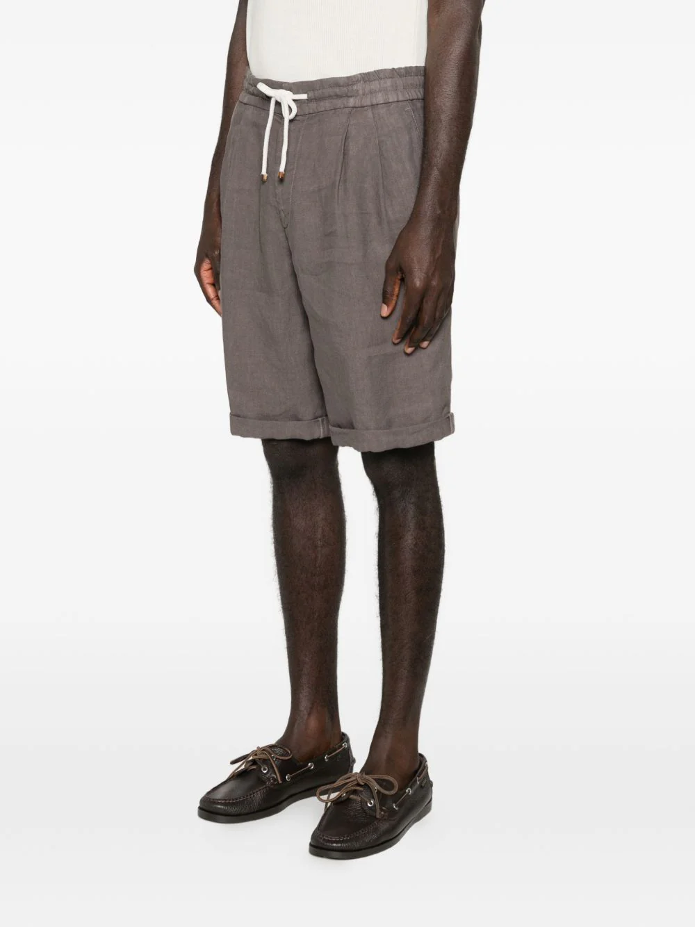 LINEN BERMUDA SHORTS - Image 2
