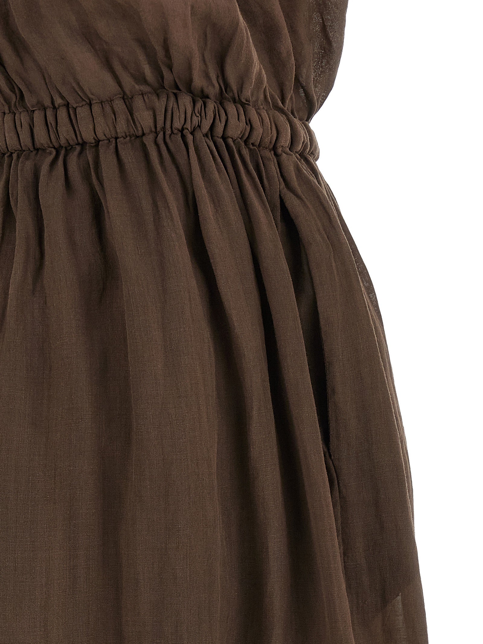Linen blend dress - Image 4