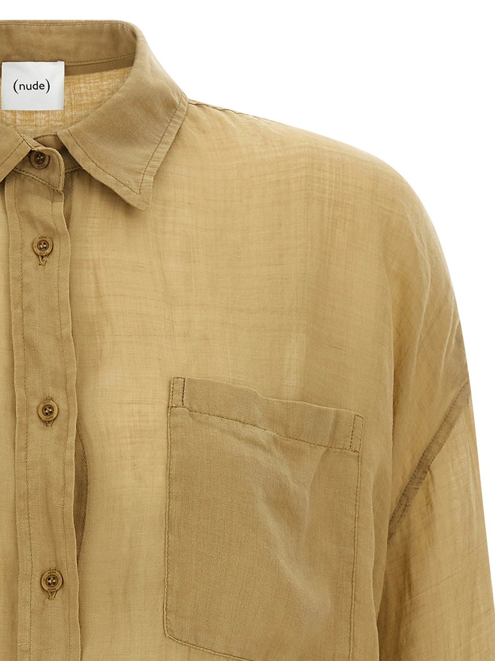 Linen blend shirt - Image 3