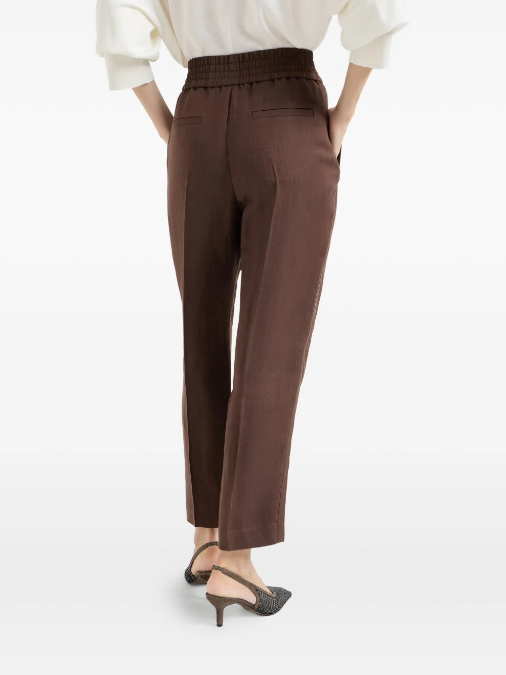 LINEN BLEND TROUSERS - Image 2