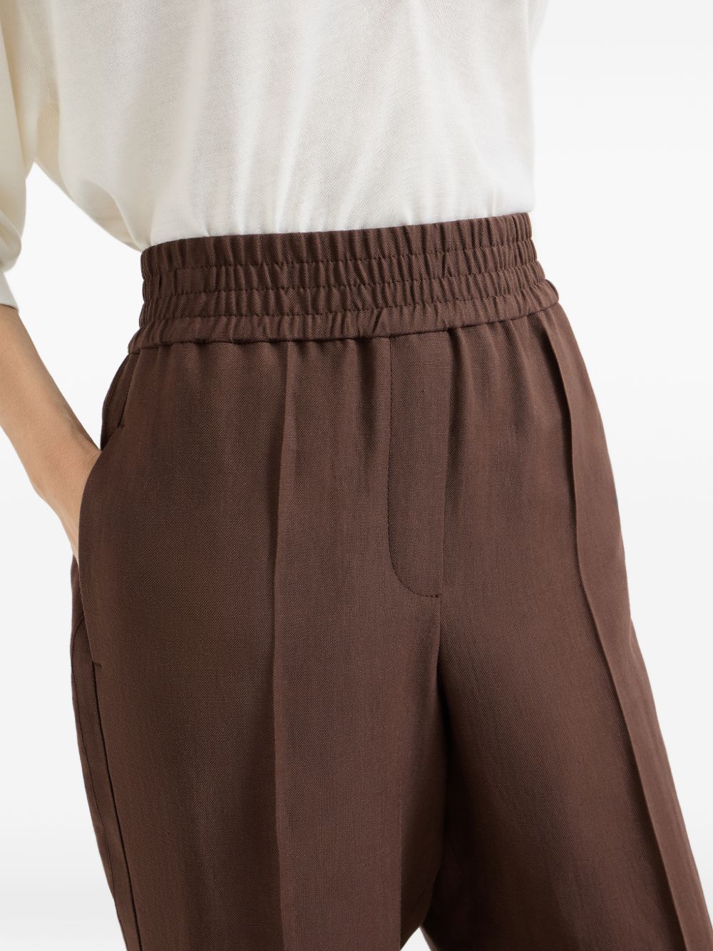 LINEN BLEND TROUSERS - Image 3
