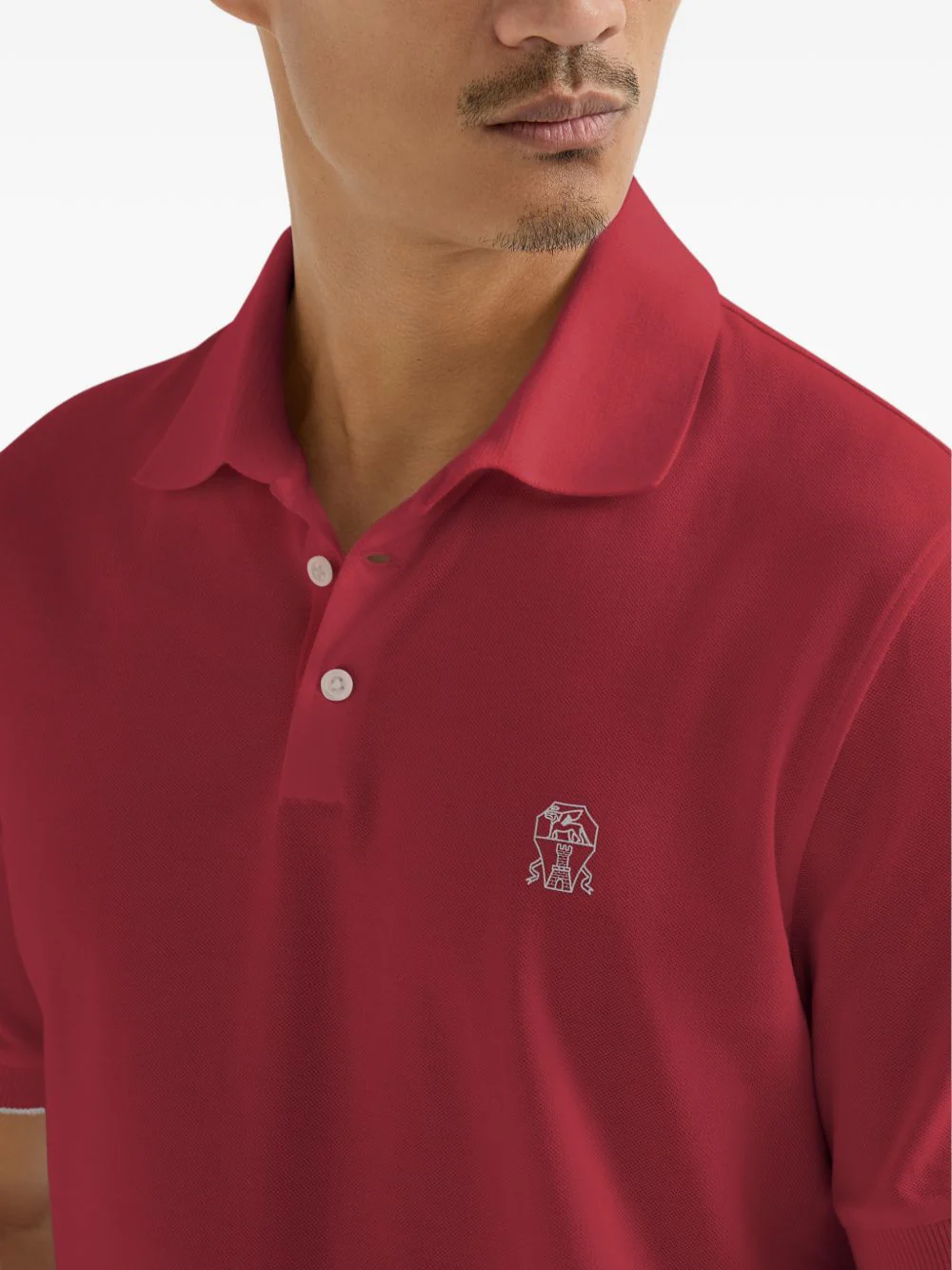 LOGO COTTON POLO SHIRT - Image 3