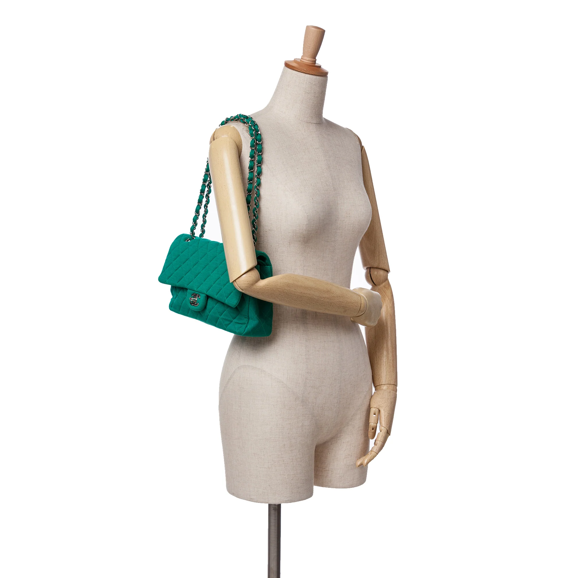 Medium Classic Jersey Double Flap - Image 11
