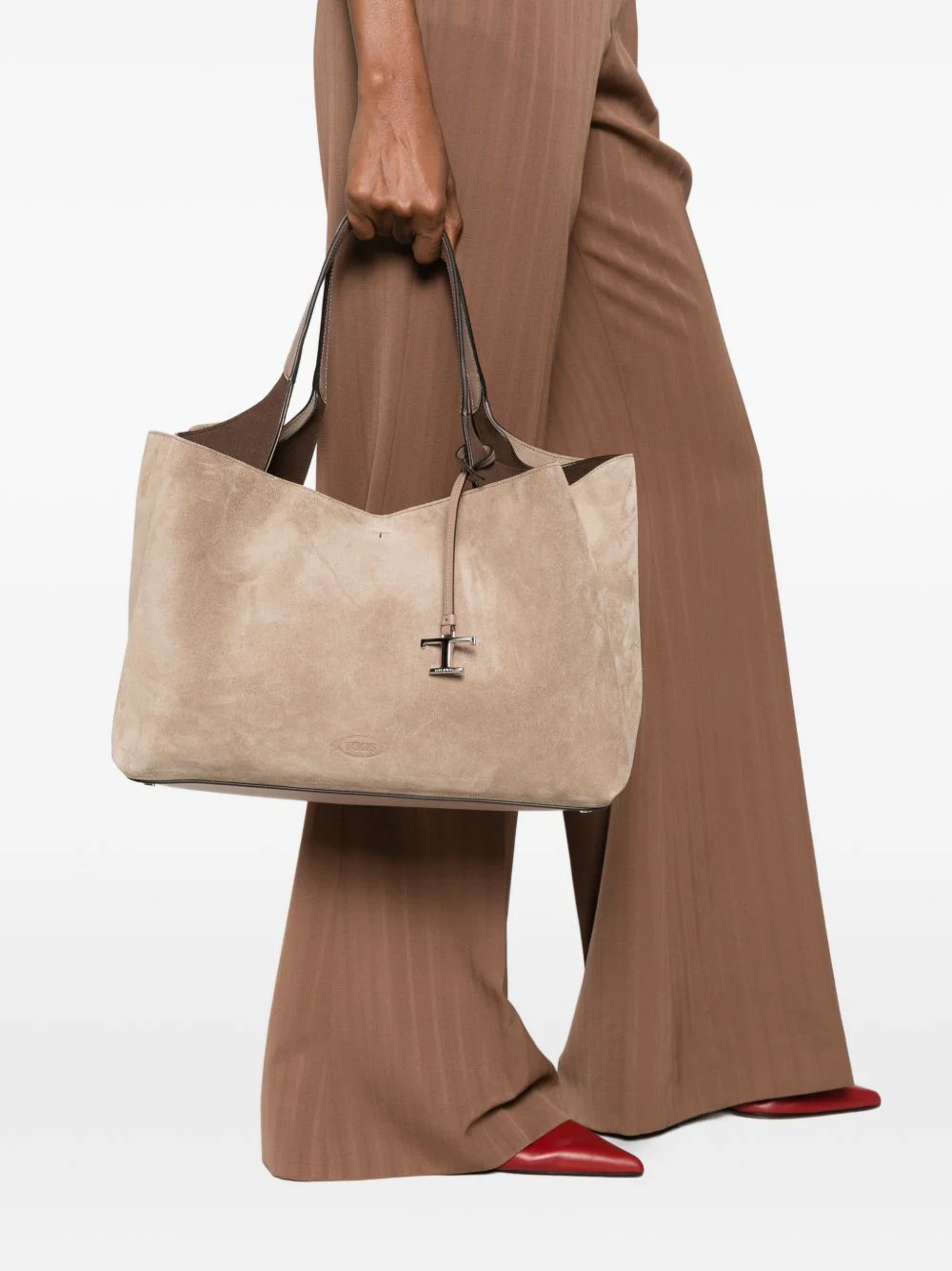 MEDIUM LEATHER TOTE BAG - Image 2