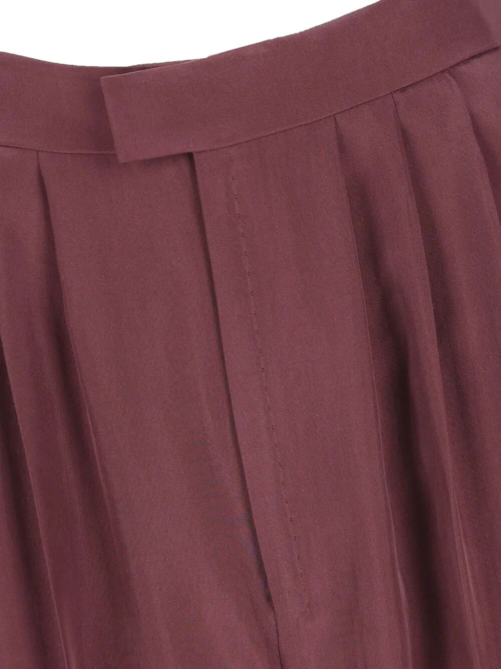MID-RISE TAILORED PANTS IN SILK HABOTAI - Image 4