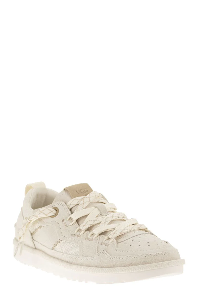 MINIMEL - SUEDE AND FABRIC TRAINERS - Image 2