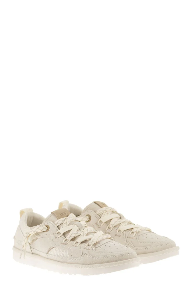 MINIMEL - SUEDE AND FABRIC TRAINERS - Image 4