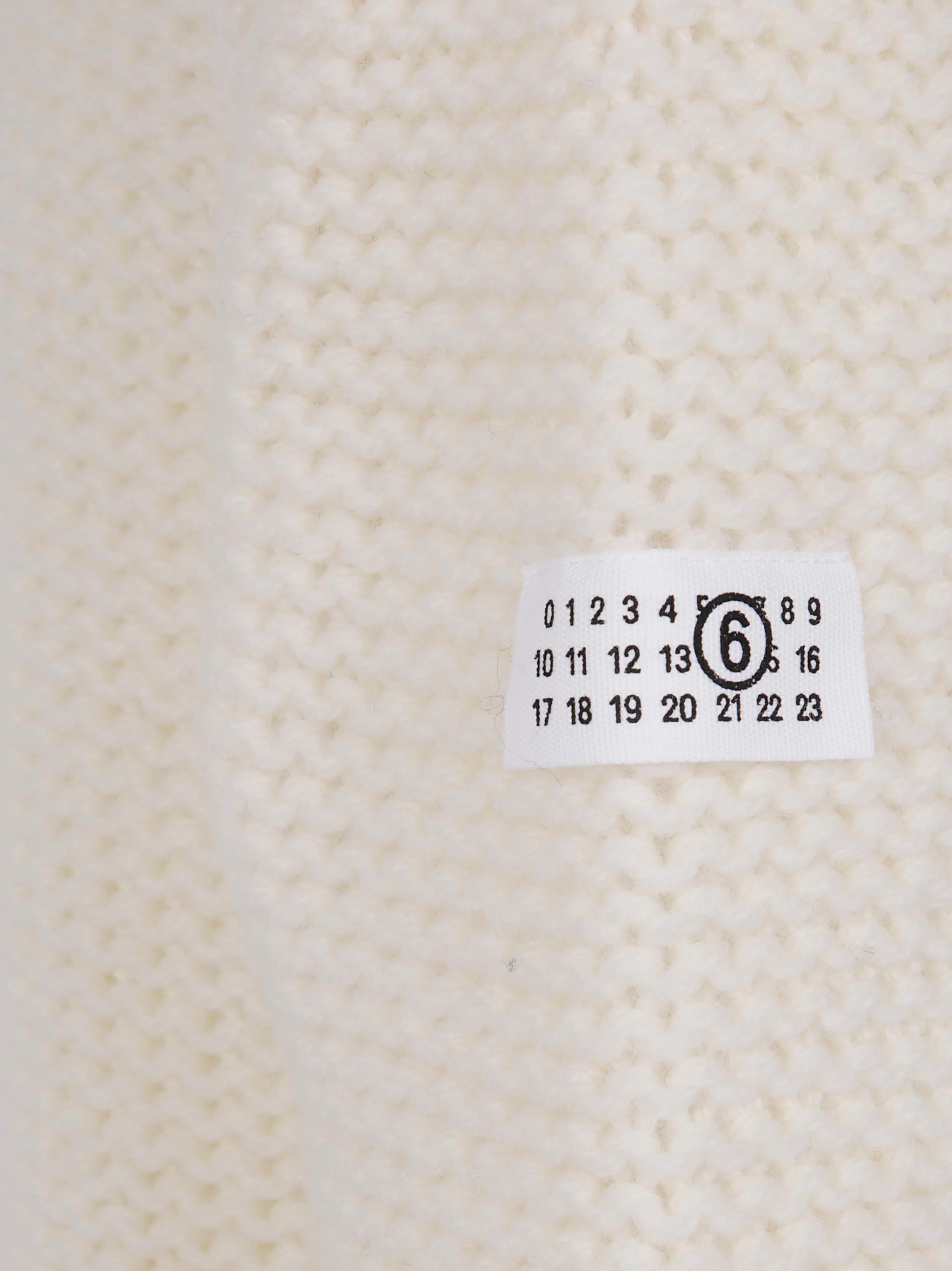 MM6 MAISON MARGIELA CHUNKY WOOL TURTLENECK JUMPER - Image 3