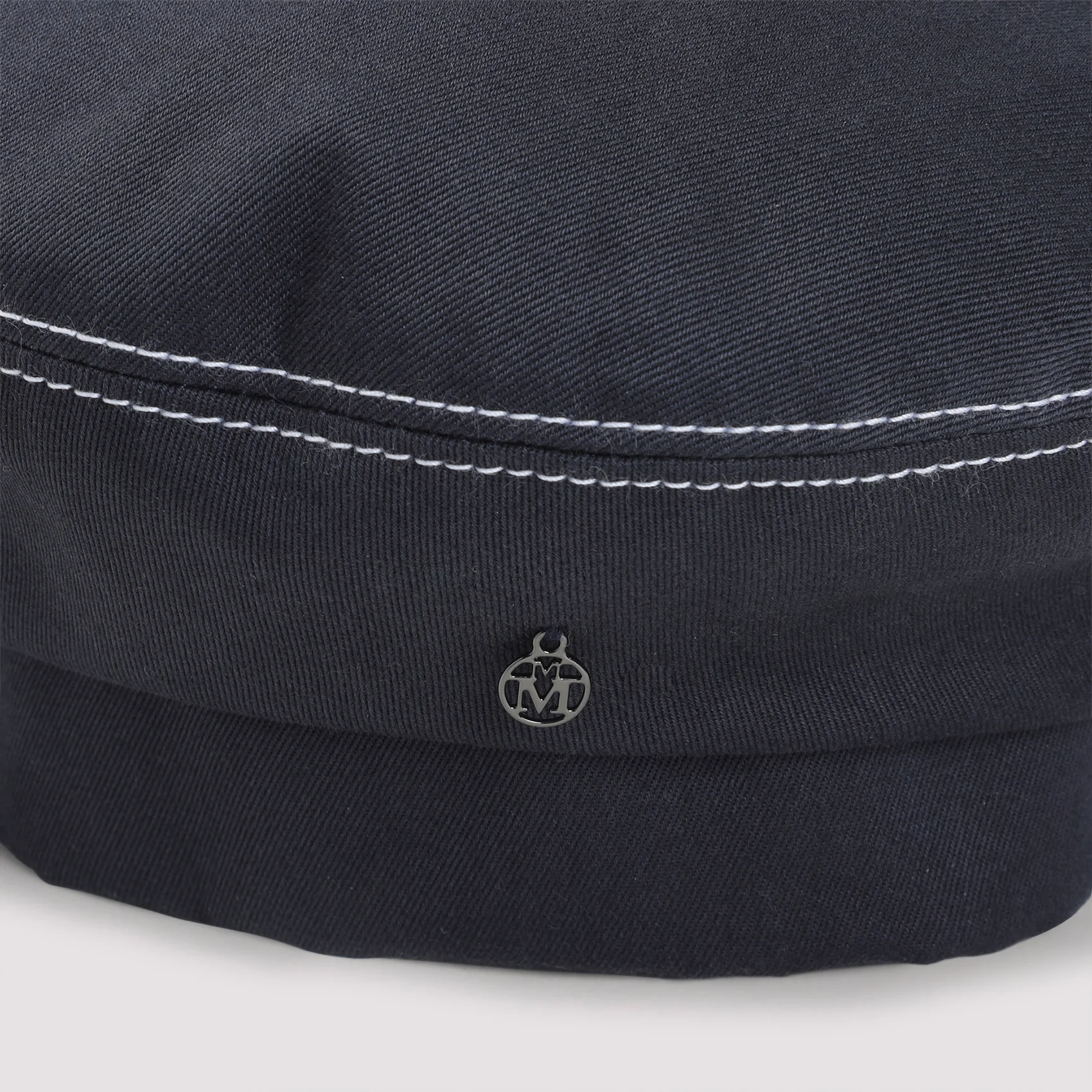 NAVY BLUE COTTON HAT - Image 4