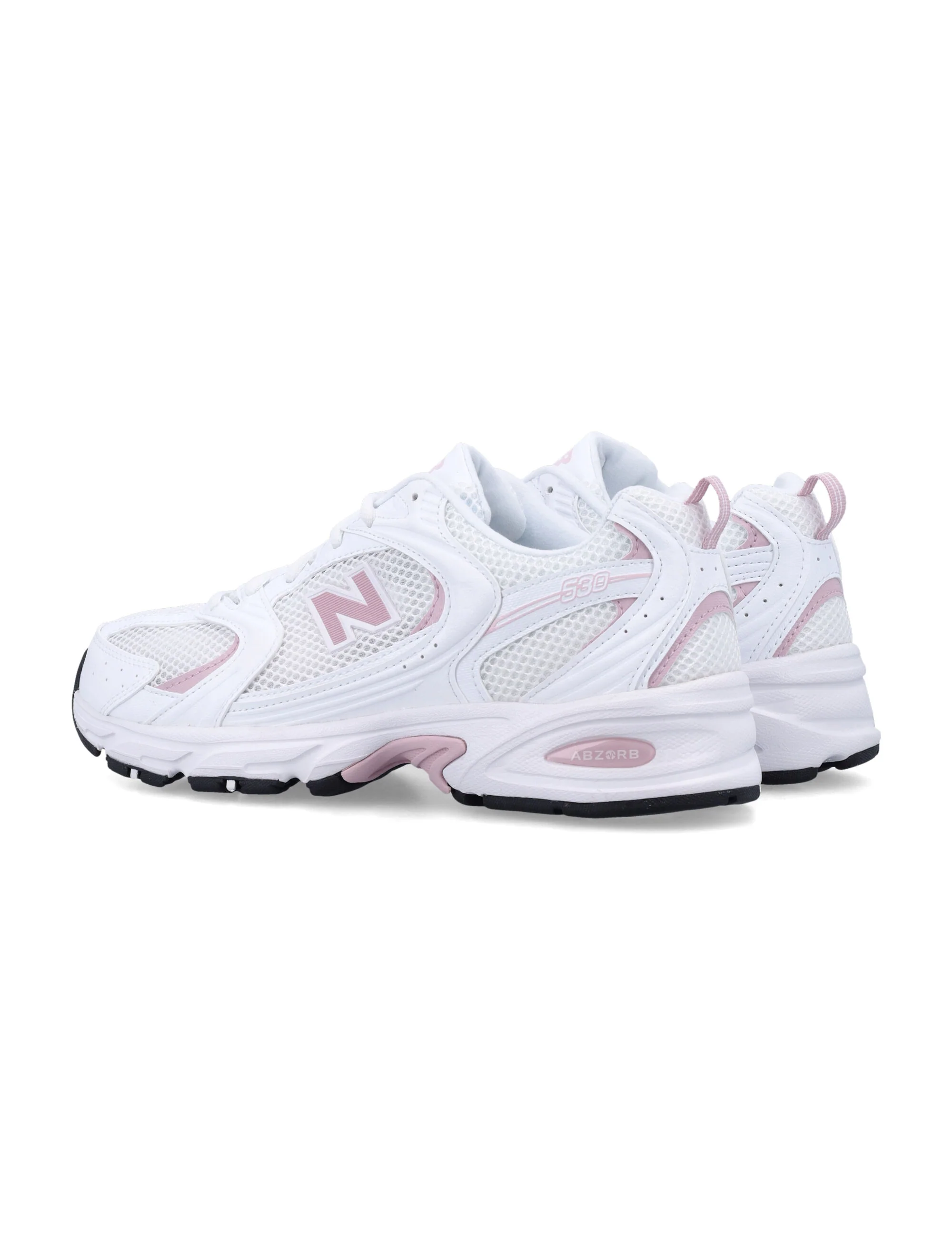 NEW BALANCE 530 WHITE AND PINK SNEAKERS - Image 4