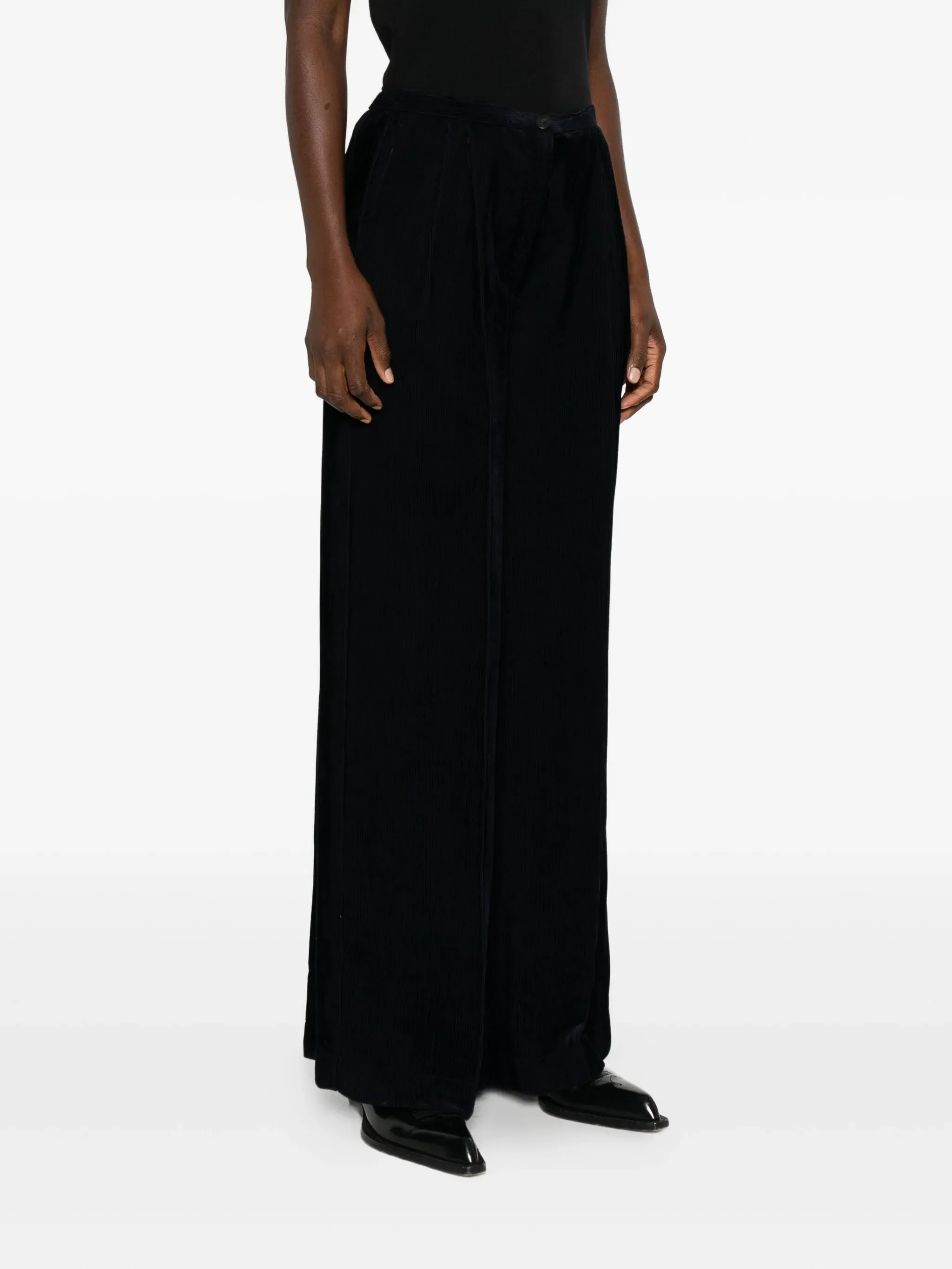 NOTTE FLUID CHIC VELVET PANTS - Image 3